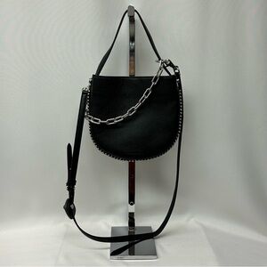 Alexander Wang Crossbody Handbag Black Silver